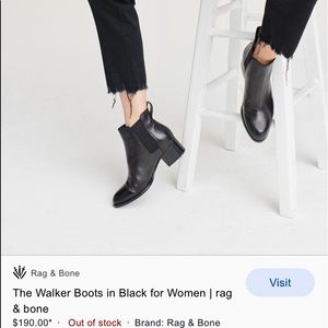 Rag & Bone Walker Boot in excellent condition